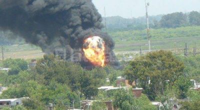 Fuego en Santa Fe Oeste