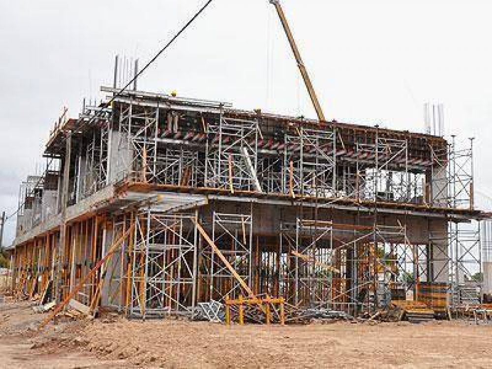 Avanzan las obras en el hospital del Bicentenario