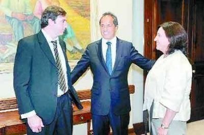 El gobernador recibi� a otro intendente no kirchnerista