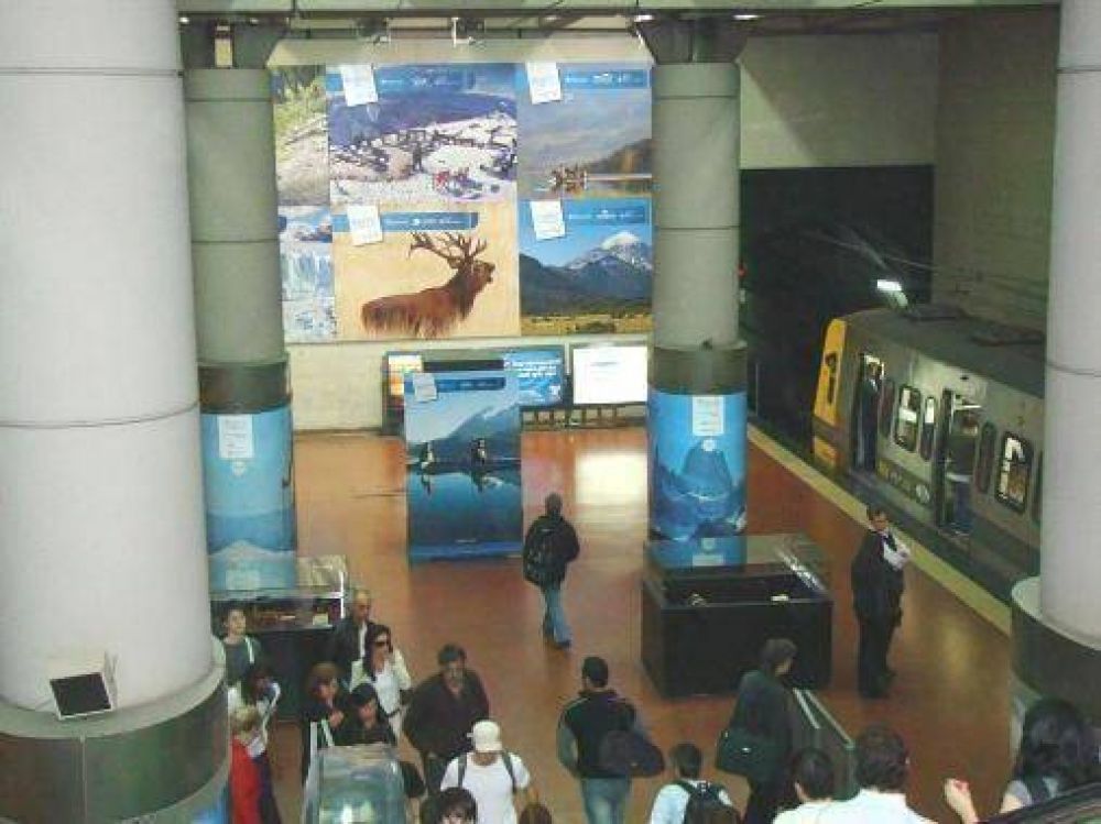 Campa�a Nacional �Argentina en Subte�. Promocionan sitios tur�sticos fueguinos