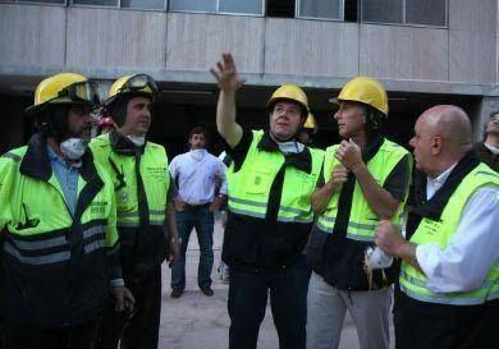Derrumbe Monserrat: Macri responsabiliz� al constructor