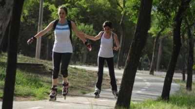 La ciudad, una gran pista de rollers