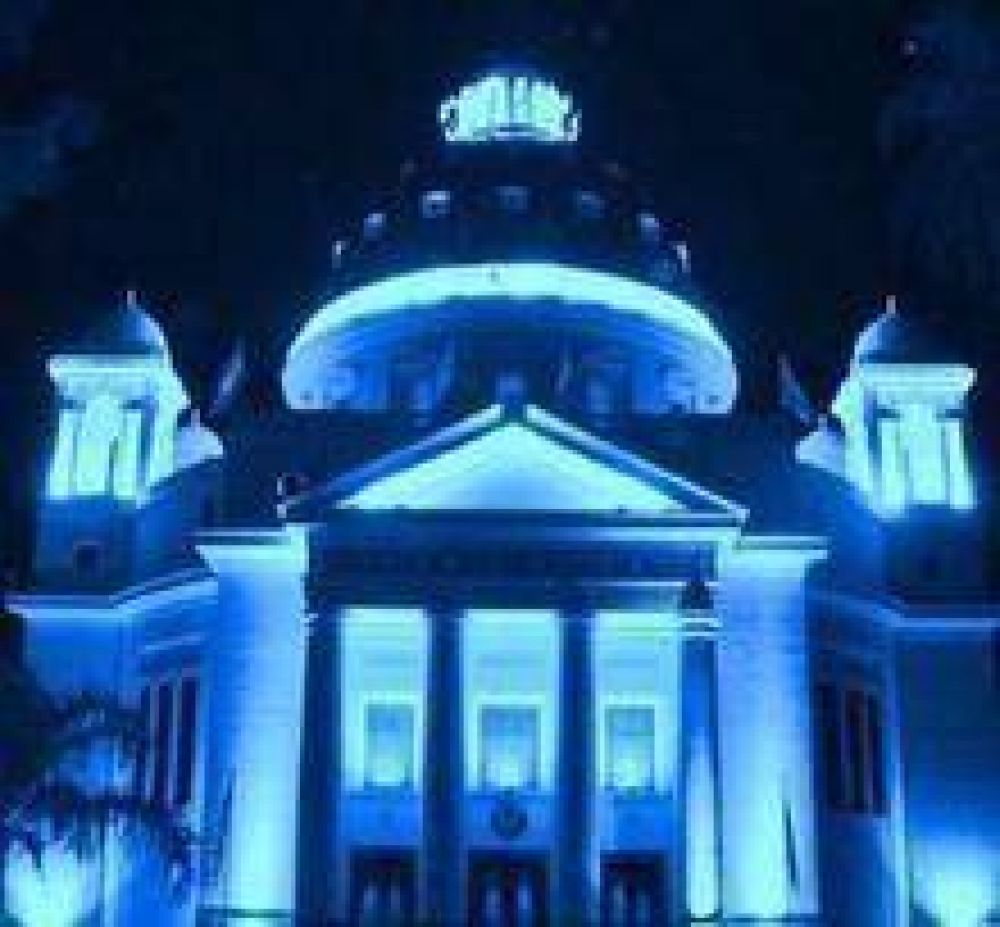 Corrientes, vestida de azul