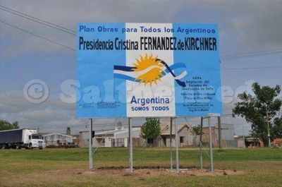 Obra de ampliaci�n del sistema de gasificaci�n de Salto Provincia de Buenos Aires