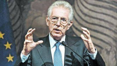 El premier italiano busca sumar pol�ticos a su gobierno t�cnico