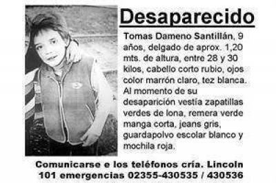 Intensa b�squeda de un chico desaparecido en Lincoln