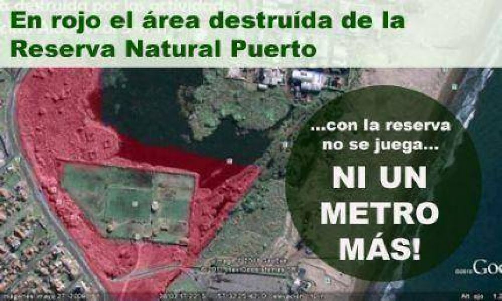 Anuncian manifestaci�n para defender la Reserva Natural del Puerto
