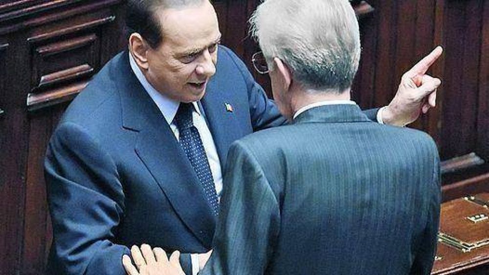 El Parlamento de Italia le dio el voto de confianza a Monti