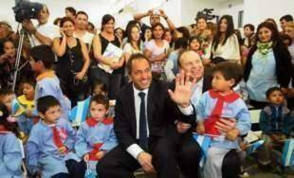 Scioli destac� a la "Educaci�n inclusiva" como uno de los pilares de gesti�n
