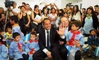 Scioli destac� a la "Educaci�n inclusiva" como uno de los pilares de gesti�n