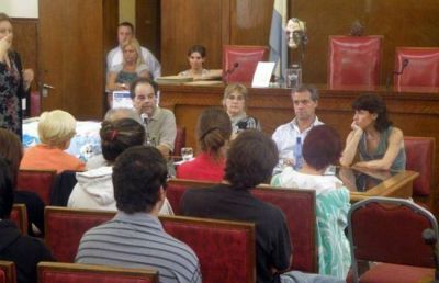 El repudio a la violencia de g�nero lleg� a las escuelas