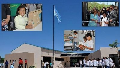 La octava escuela del a�o qued� oficialmente inaugurada en la localidad de San Francisco