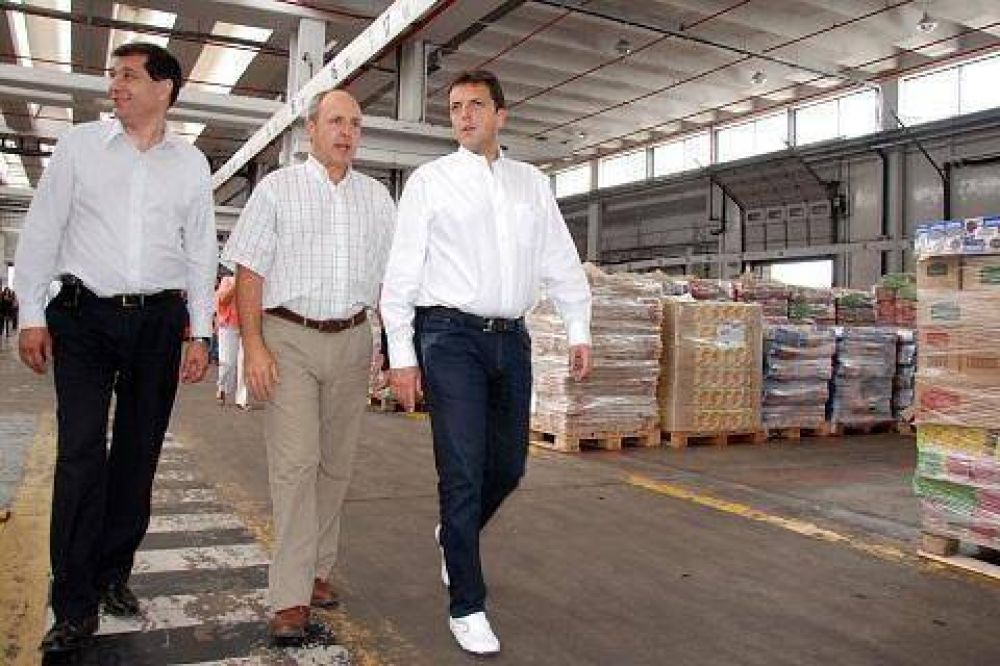 Massa recorri� la planta de Molinos