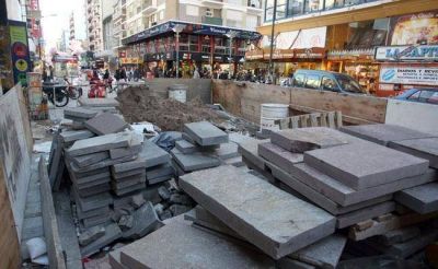 El 15 de diciembre finalizar�n los trabajos en la peatonal San Mart�n
