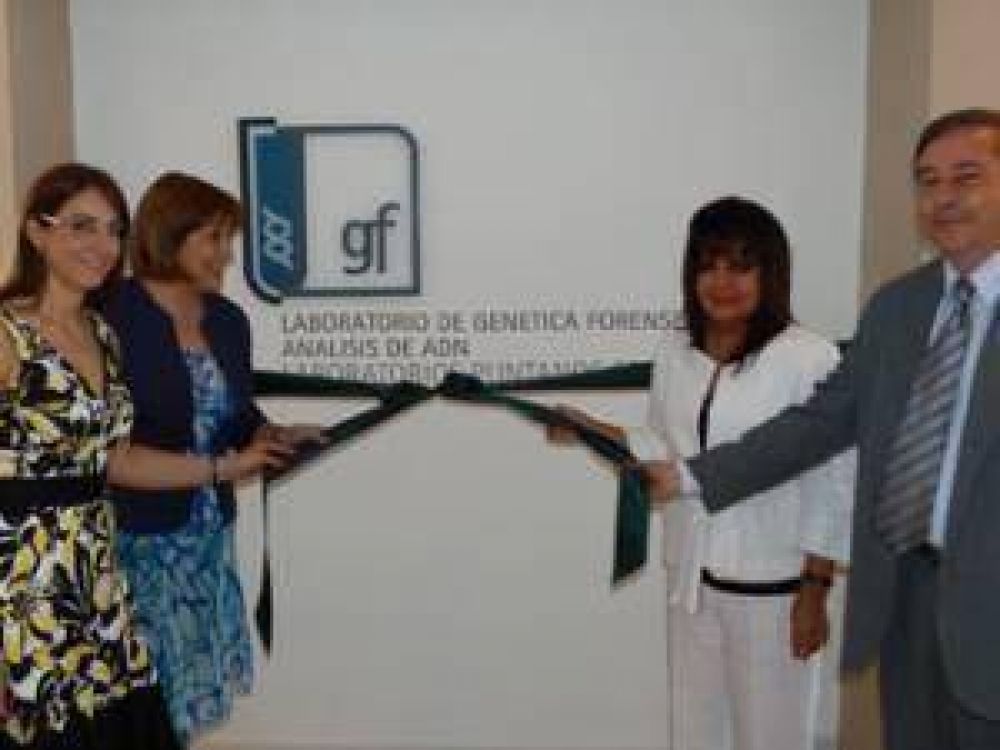 Inauguraron el Laboratorio de Gen�tica Forense