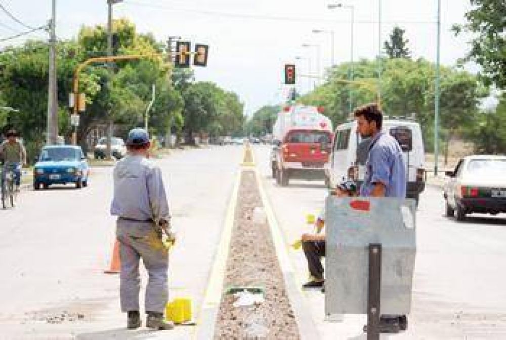 Bulevares Avenida Mitre En apenas dos semanas finalizaron las obras