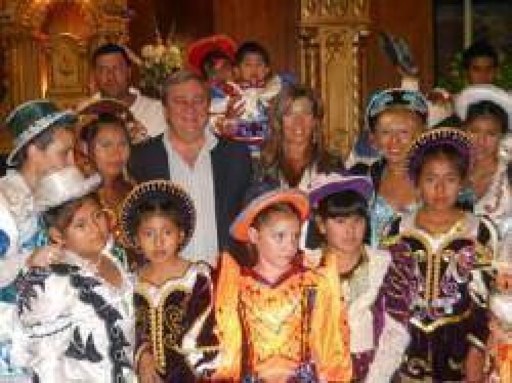 En Las Heras hubo un cruce de culturas