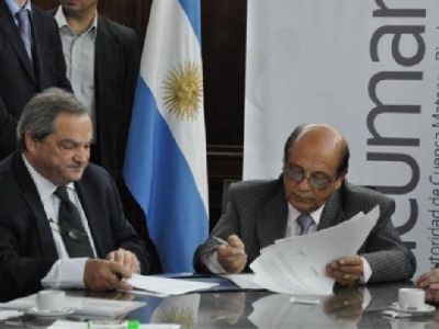ACUMAR firm� un convenio con municipios de la Cuenca para instalar 15 unidades sanitarias