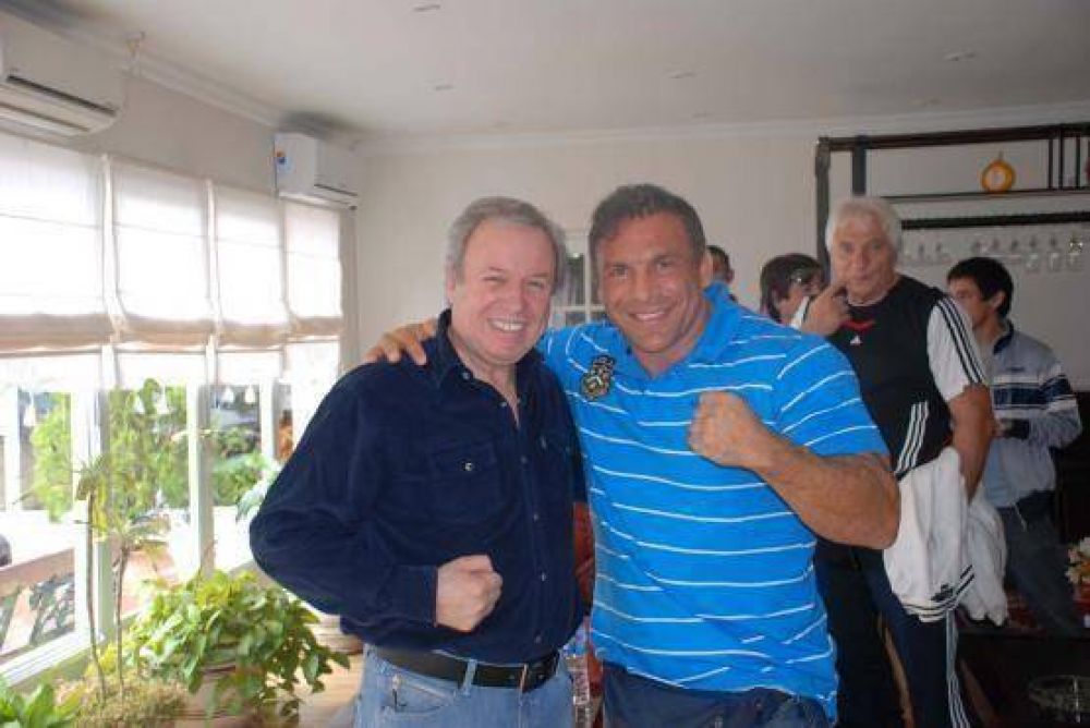 Peralta se reuni� con funcionarios y con Jorge