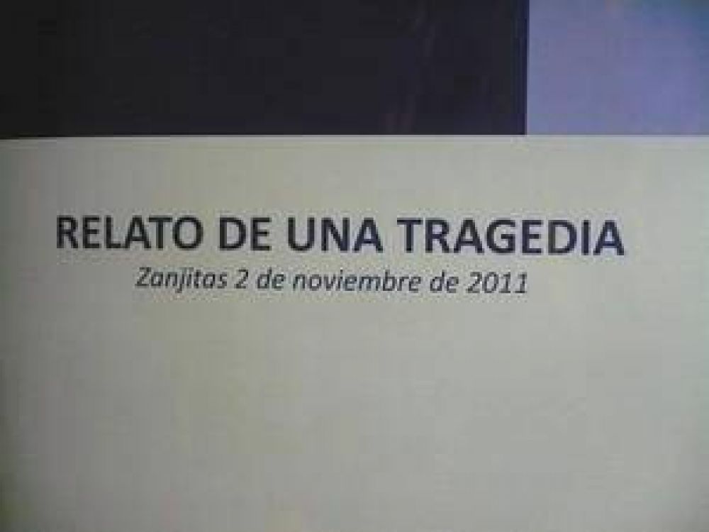 El Gobierno edit� libro sobre la tragedia de Zanjitas