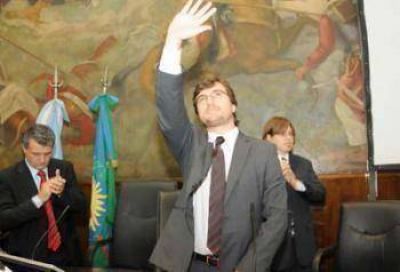Lucas Ghi habl� a horas de su asunci�n como intendente