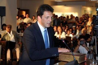 Sergio Massa asumi� su segundo mandato en la intendencia de Tigre
