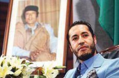 Un plan de pel�cula con un hijo de Khadafi