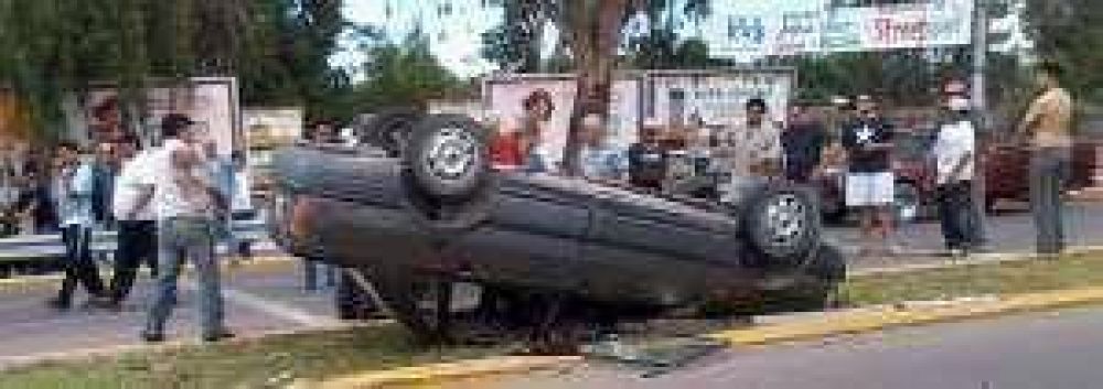 Un accidente que acab� en muerte y en un nacimiento