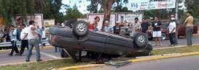Un accidente que acab� en muerte y en un nacimiento
