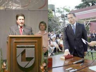 Con un gran respaldo, asumieron los intendentes de Lan�s y Echeverr�a