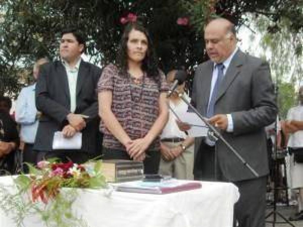 En Nogol�, asumi� Meli�n bajo un clima de fiesta y esperanza