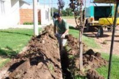 TRENQUE LAUQUEN: Se est� ampliando la red de gas del Barrio G�emes 