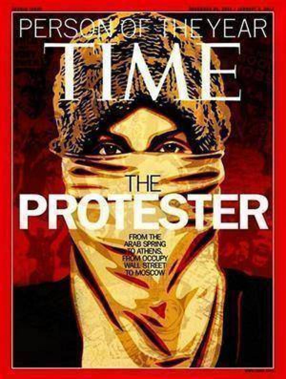 "El manifestante", persona del a�o para la revista Time