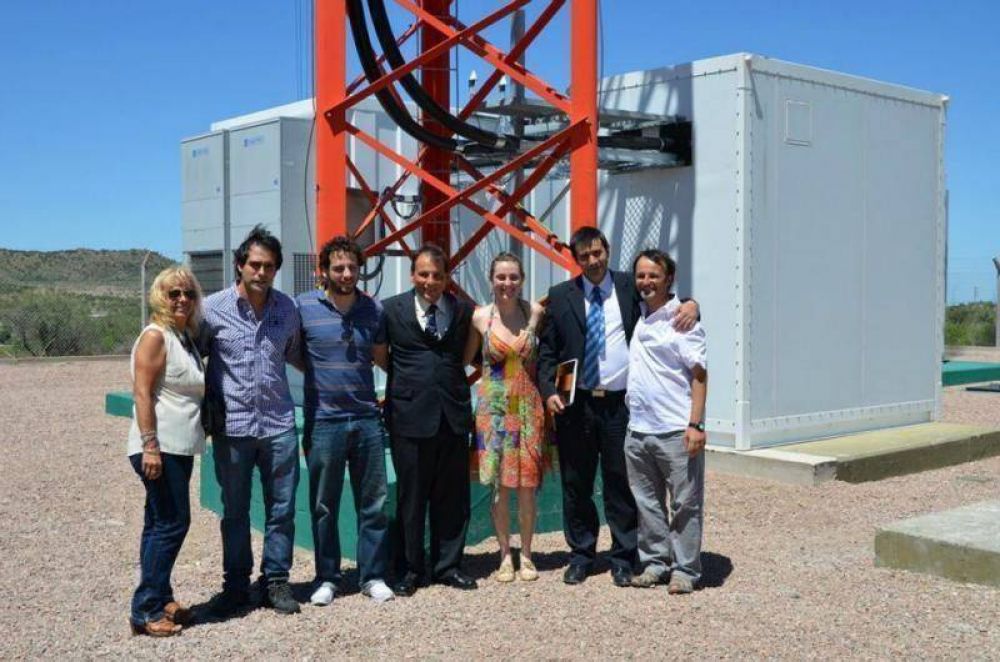 El intendente de San Luis visit� la antena de la TDA con su equipo de asesores