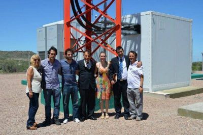 El intendente de San Luis visit� la antena de la TDA con su equipo de asesores
