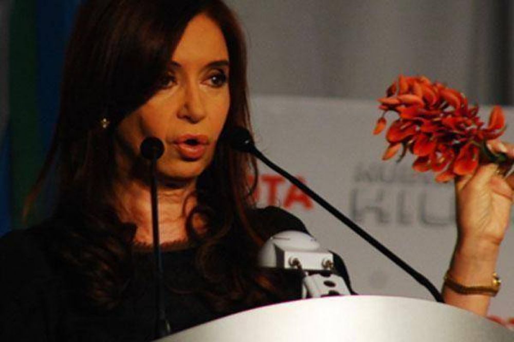Cristina Kirchner particip� de un acto en la planta Toyota de Z�rate
