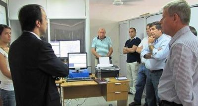Corral recorri� las instalaciones de la Direcci�n de Electromec�nica