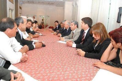 El Gobernador se reuni� con periodistas de Villa Mercedes