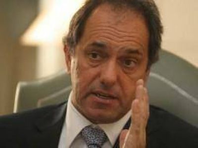 Scioli y Katopodis supervisan obras en Villa Hidalgo