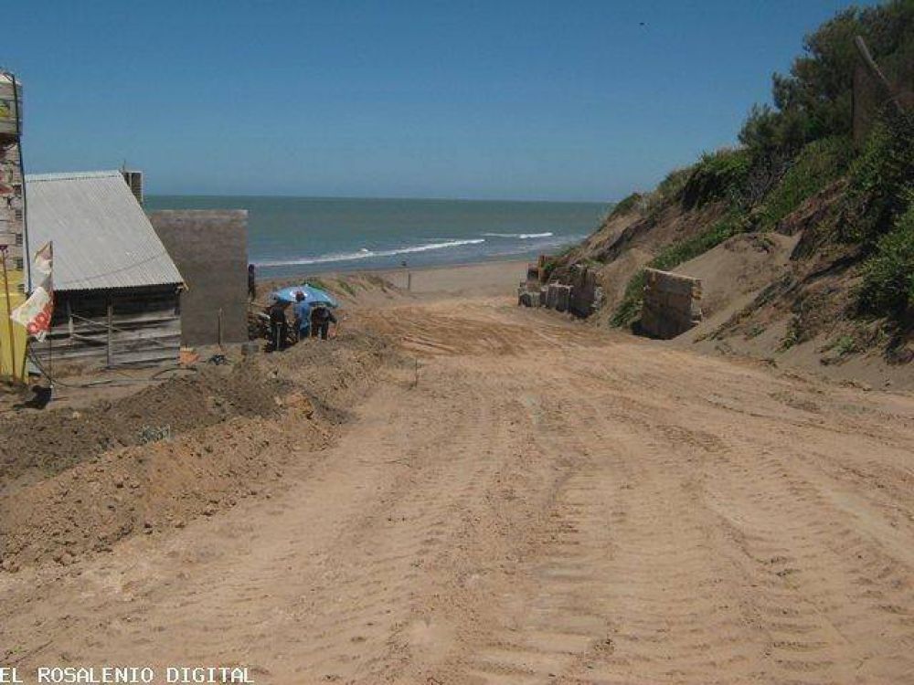 Se habilit� una nueva bajada a la playa de Pehuen Co para el uso exclusivo de veh�culos 