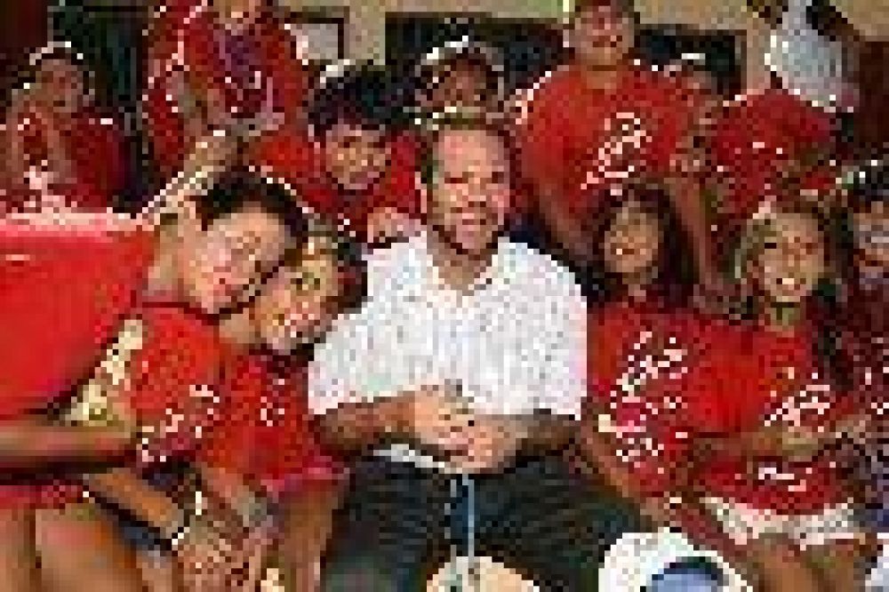 El vicegobernador de la provincia visit� el club Banco Naci�n