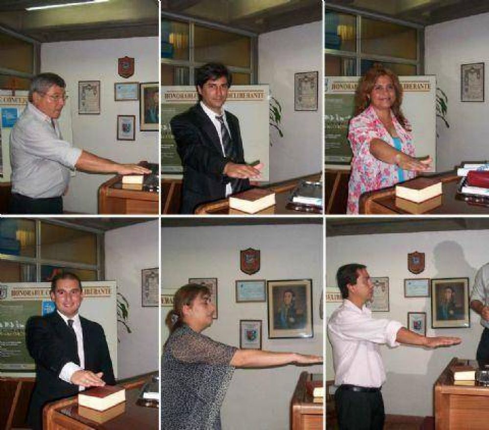 Asumieron los siete concejales 