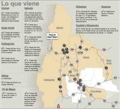 La provincia se vestir� de fiesta en las vacaciones
