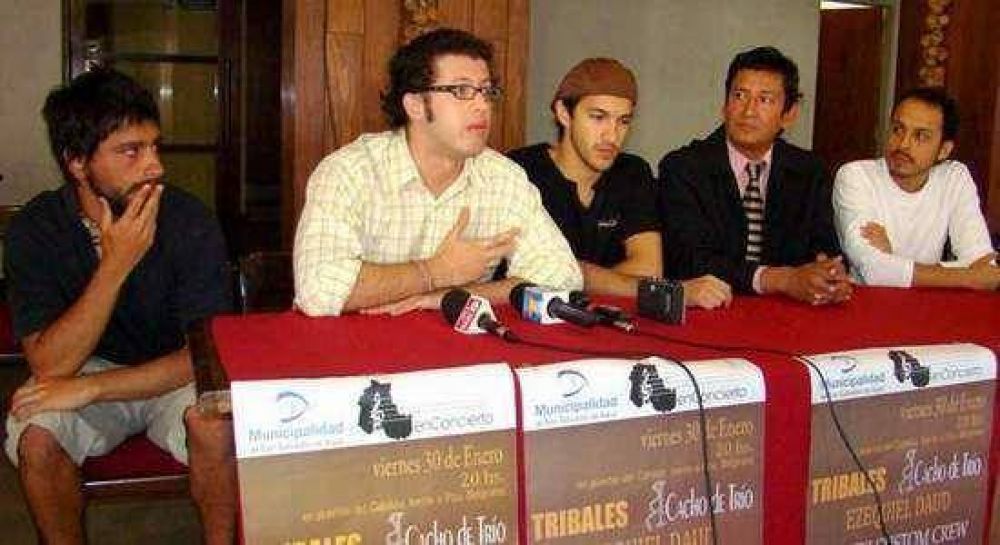 En puertas del Cabildo se presentar� una fusi�n musical: actuar�n Cacho Tr�o, Ezequiel Daud y North Custom Crew 
