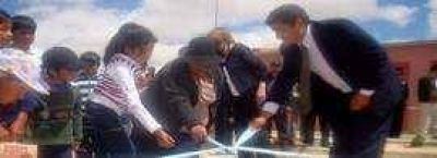 Inauguraron red cloacal en la ciudad de La Quiaca 