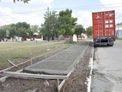 Lomas: hacen una nueva plaza para que los vecinos practiquen deporte