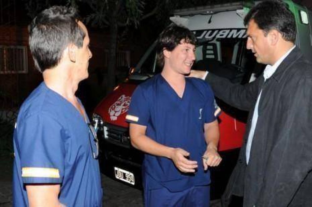 Massa recorri� en Nochebuena los sistemas de emergencia de Tigre