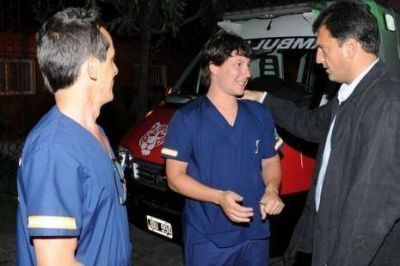 Massa recorri� en Nochebuena los sistemas de emergencia de Tigre