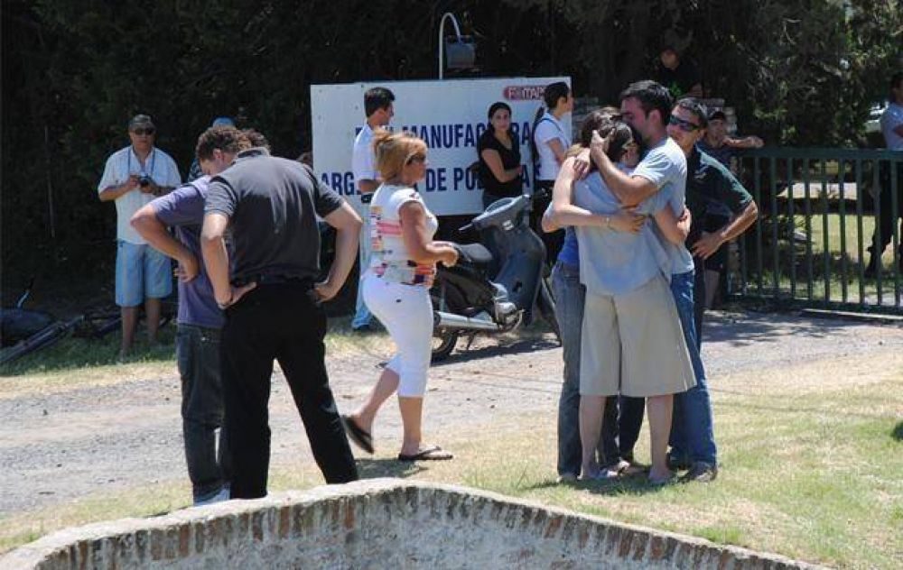 Un muerto y un herido grave por el estallido de una f�brica de explosivos en Rafaela