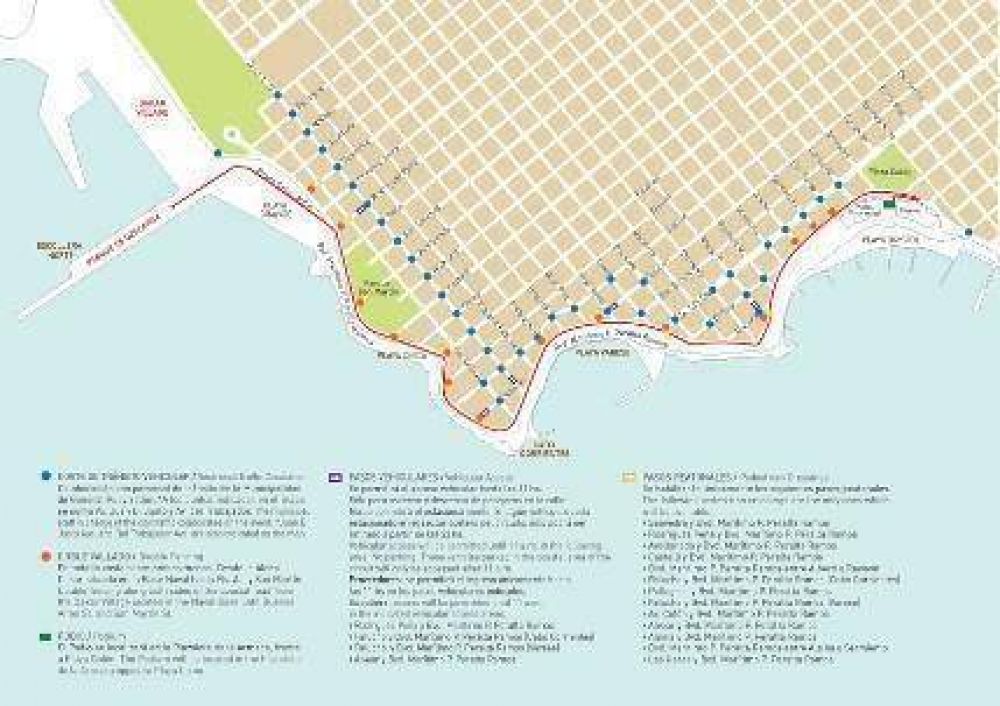 A partir de este viernes se restringe el estacionamiento en La Costa